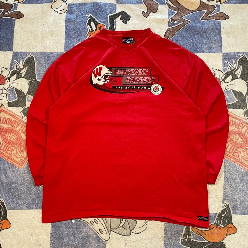 Vintage Wisconsin badgers rose bowl long sleeve